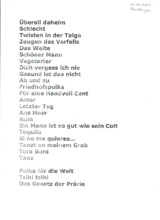 setliste hiss