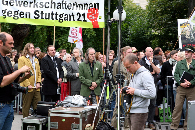 HISS bei der Demonstration gegen Stuttgart 21